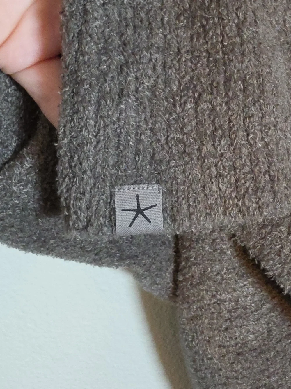 Barefoot Dreams CozyChic Lite Circle Cardigan M Carbon Grey Open Front Minimalis - Picture 9 of 9